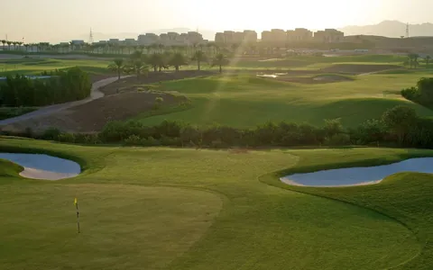 Golf landscape and residences at Muscat Hills, from the developer’s website