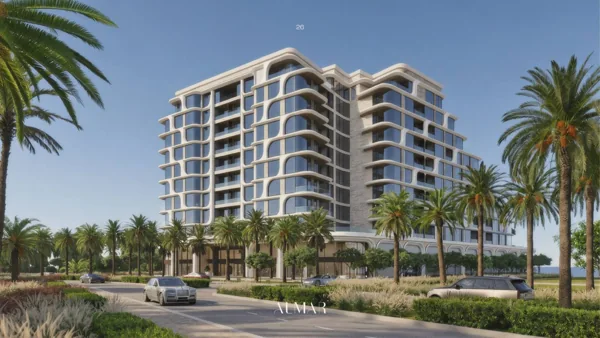 Architectural illustration of ALMAR Residences by Aurelian