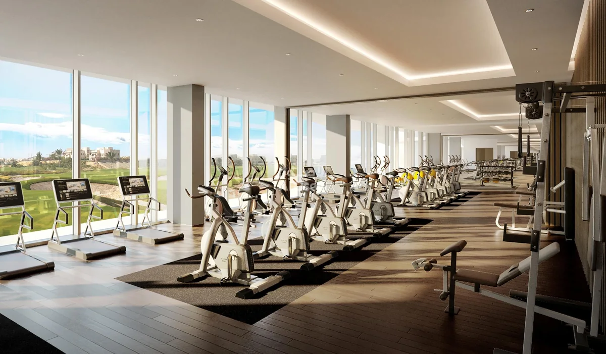 Al Osool architectural illustration of the Golf Hills gym