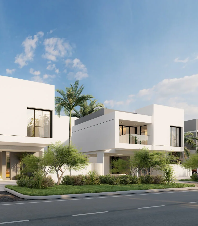 Al Siyabi architectural illustration of a Hay Al Wafaa villa