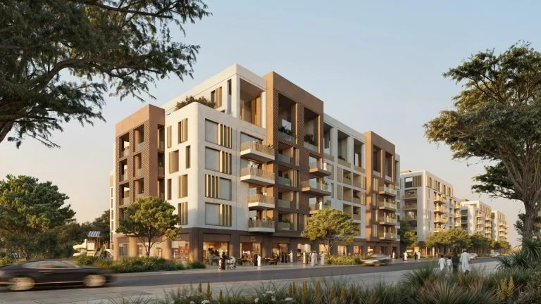 Developer illustration of Wadi Zaha apartment buildings