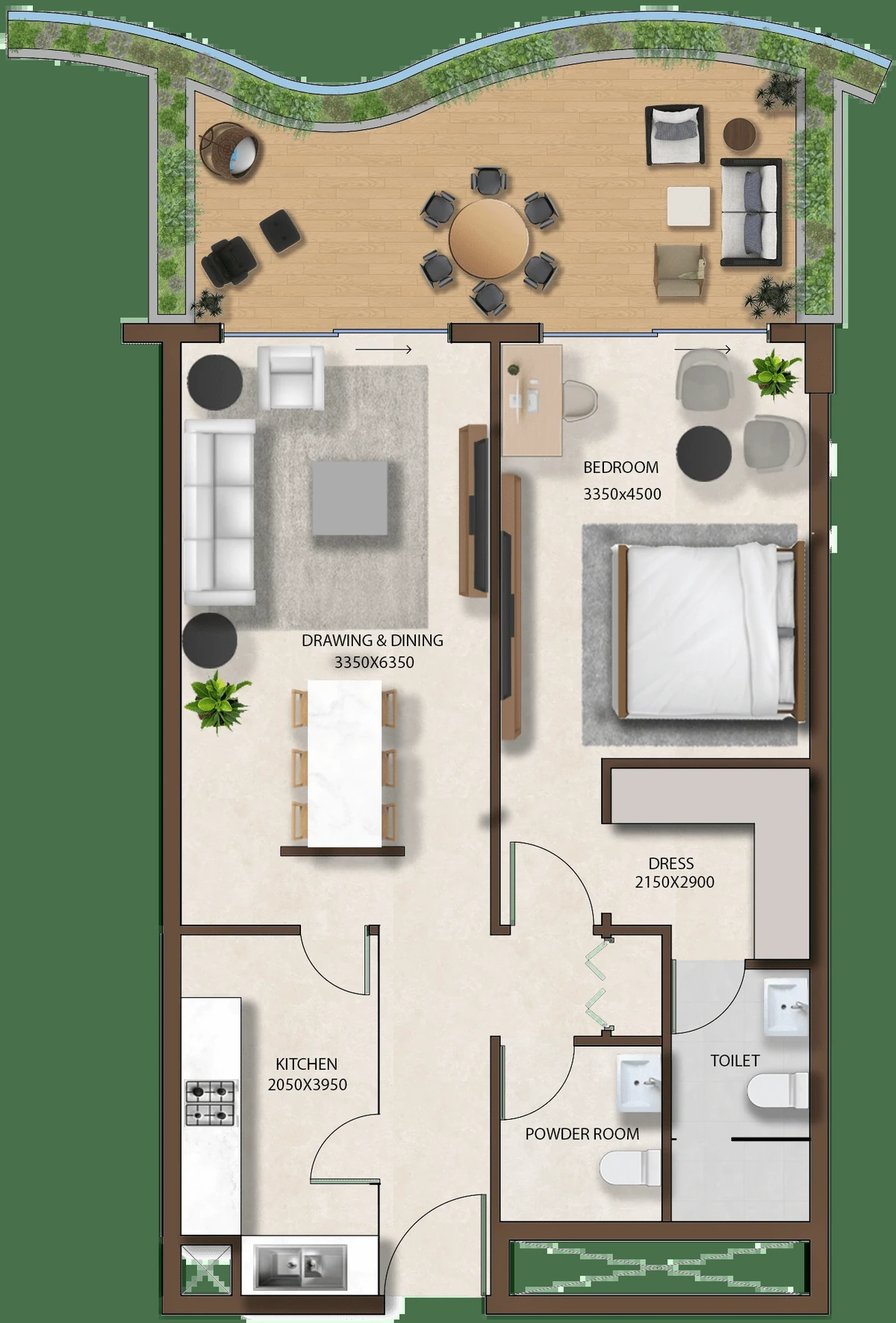 Loggia Suite — Yenaier Residences